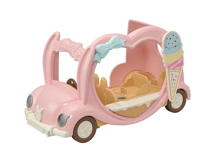 Calico Critters Ice Cream Van Playset with 30 Plus Accessories