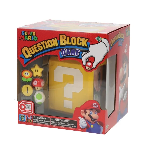 Super Mario Question Block 3-in-1 Family Tabletop Party Game