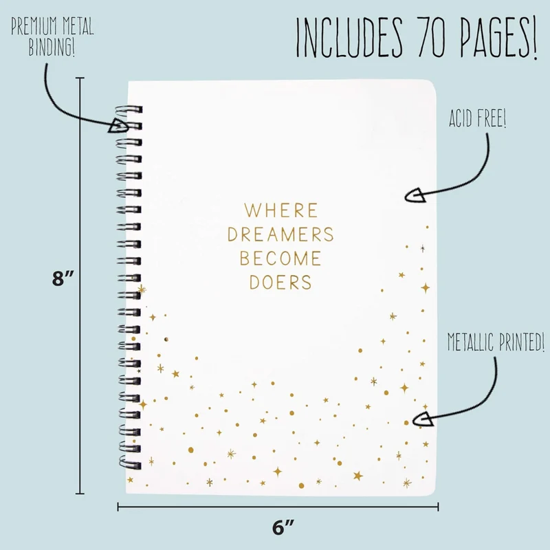 DIY "Where Dreamers Become Doers" Journaling Set