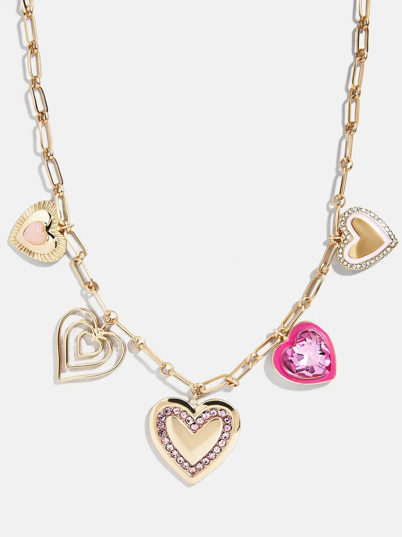 Baublebar Perri Heart Charm Necklace Childrens