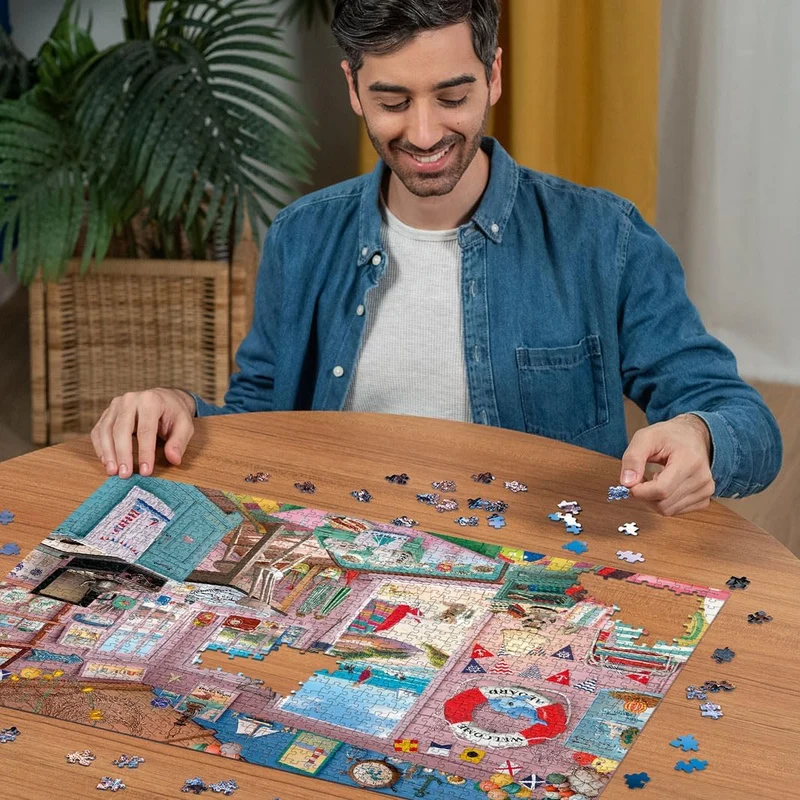 Ravensburger My Haven My Beach Hut 1000 Piece Jigsaw Puzzle
