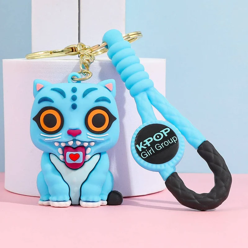 KPOP demon hunters silicone keychain