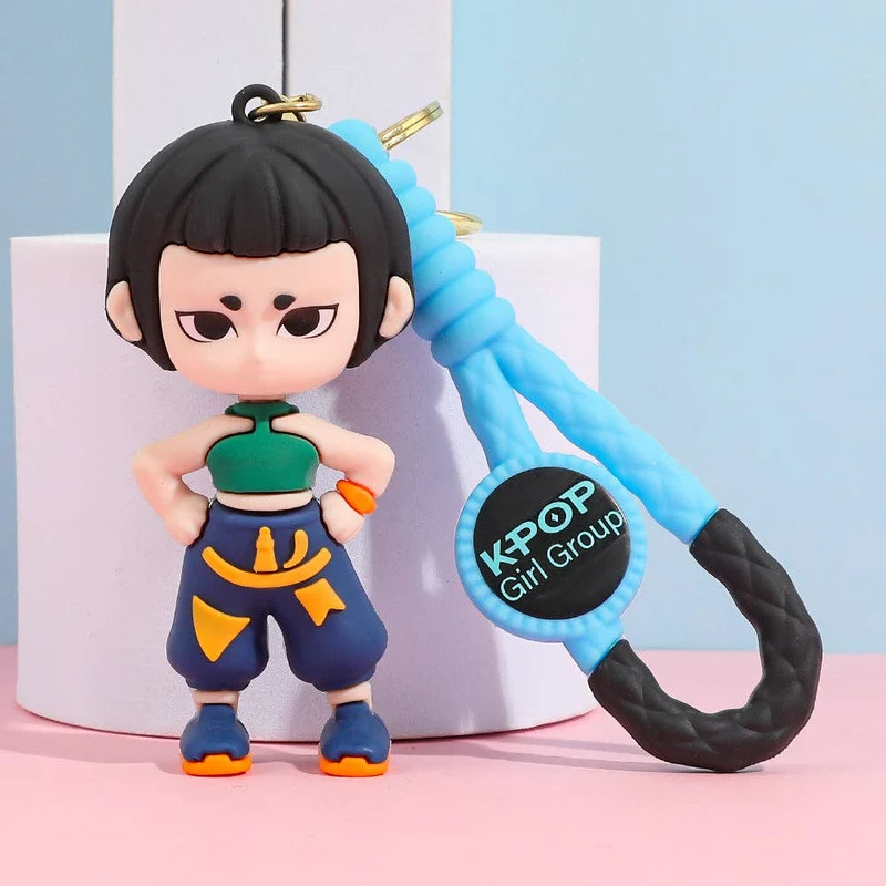KPOP demon hunters silicone keychain
