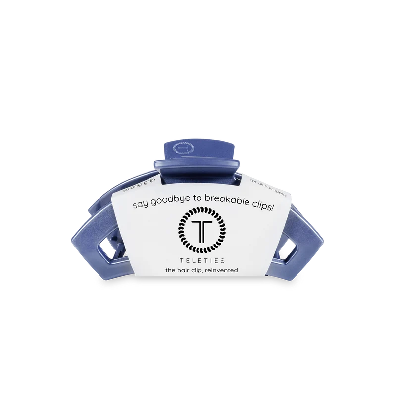 TELETIES Open Hampton Bay Tiny Hair Clip for Thin Hair