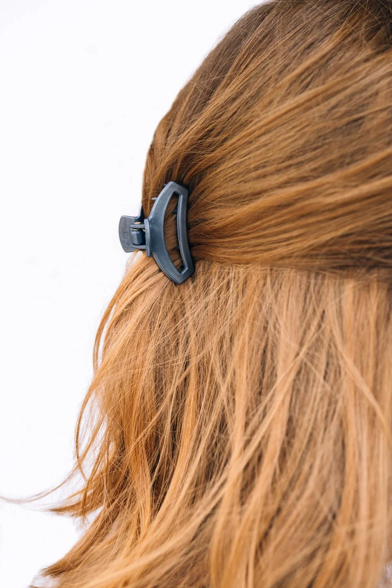 TELETIES Open Hampton Bay Tiny Hair Clip for Thin Hair