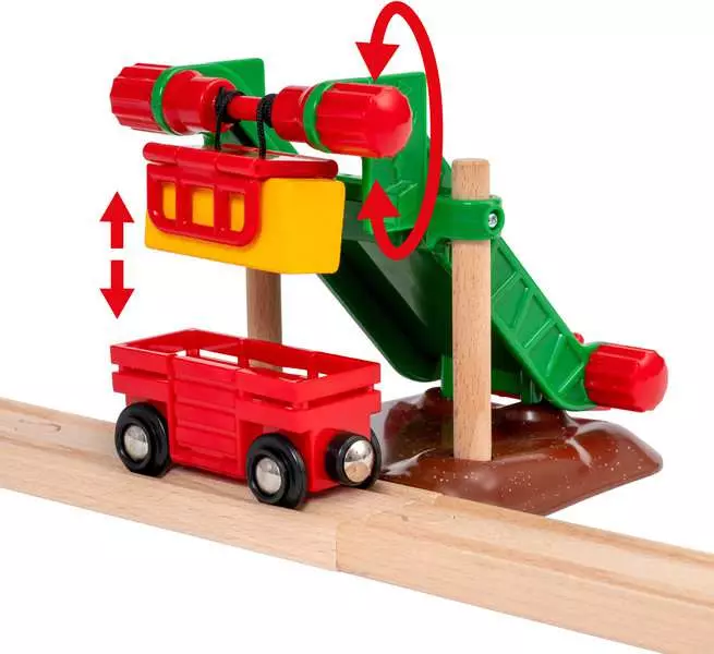 BRIO World 30 Piece Animal Farm Train Set with Battery Engine
