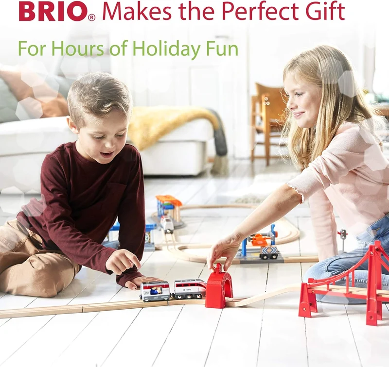 BRIO World 33099 Solid Wood Railway Train Set Play Table