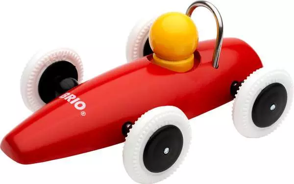 BRIO Classic Wooden Race Car Push Toy Toddler Development Toy