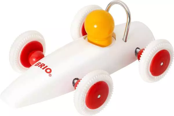 BRIO Classic Wooden Race Car Push Toy Toddler Development Toy