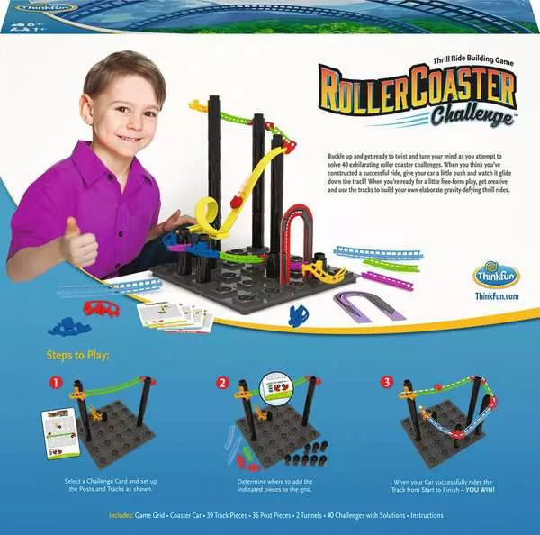 Roller Coaster Challenge STEM Toy and Logic Building Game
