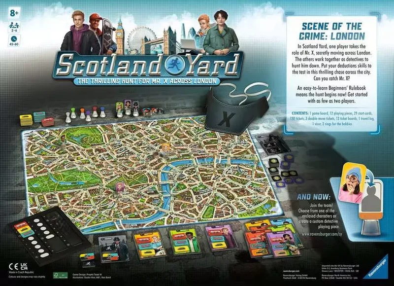 Ravensburger Scotland Yard Strategy Board Game Detective Chase in London