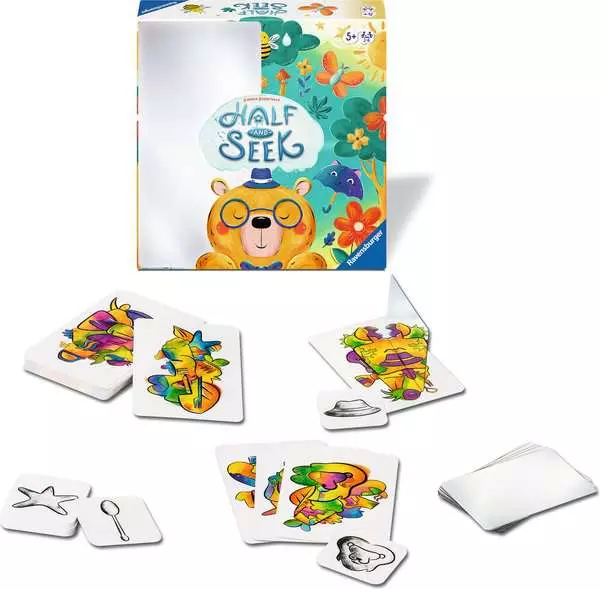Ravensburger Half & Seek Kids Hidden Object Mirror Search Game