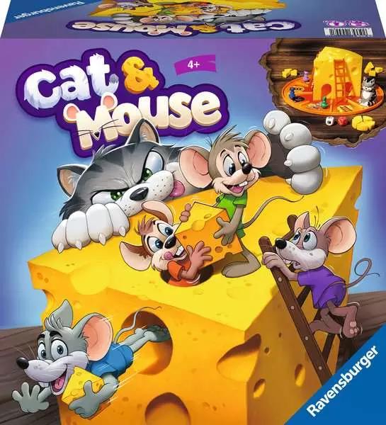 Ravensburger Cat & Mouse 3D Action Board Game for Kids
