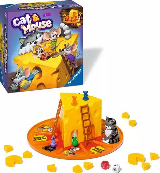Ravensburger Cat & Mouse 3D Action Board Game for Kids