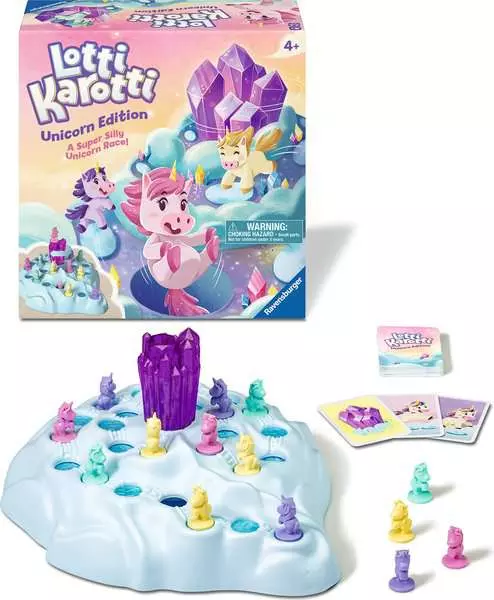 Ravensburger Lotti Karotti Unicorn Magical Rainbow Hill Action Board Game