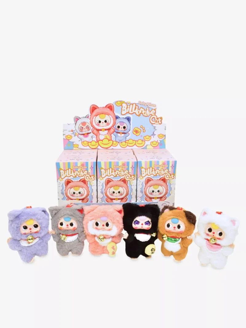 BABY THREE Billionaire Cat Mystery Soft Toy Blind Box