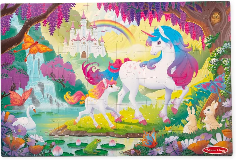 Unicorn Glow in the Dark Floor Puzzle - 48 Pieces
