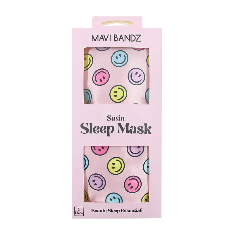 Satin Smiley Sleep Mask