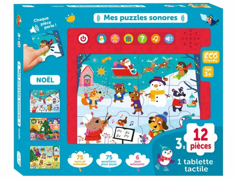 Mes puzzles sonores - Noël