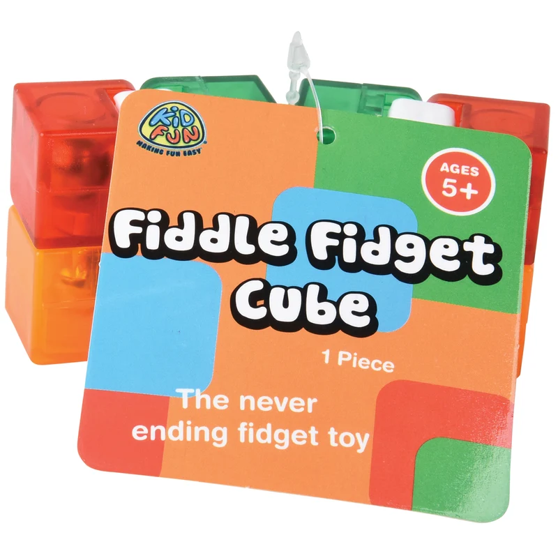 Weighted Fiddle Fidget Cube Double Hinged Stress Relief Toy