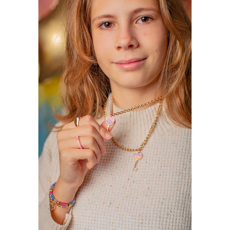Boutique Chic Key to My Heart Necklace