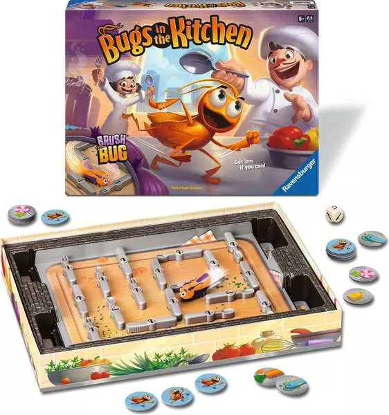 Ravensburger Bugs in the Kitchen Action Game with HEXBUG nano