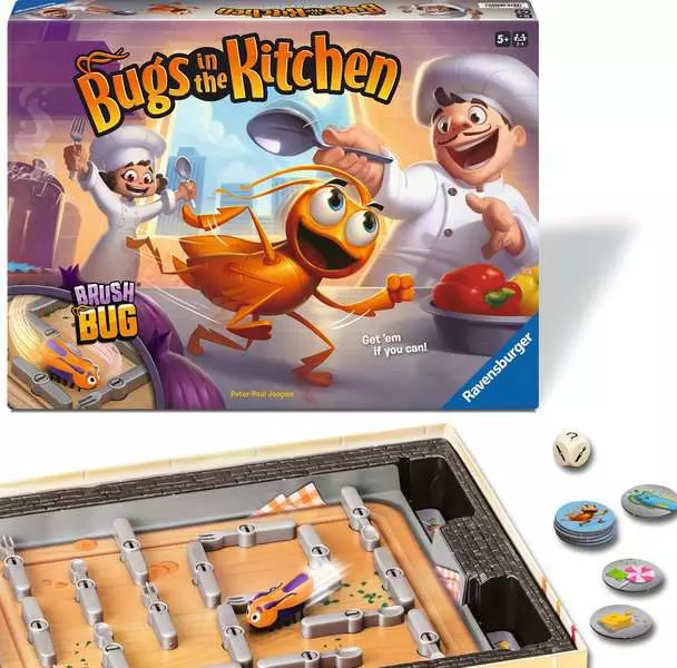 Ravensburger Bugs in the Kitchen Action Game with HEXBUG nano
