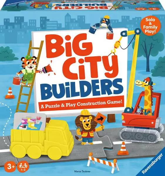 Ravensburger Big City Builders Preschool Construction Puzzle and Matching Game