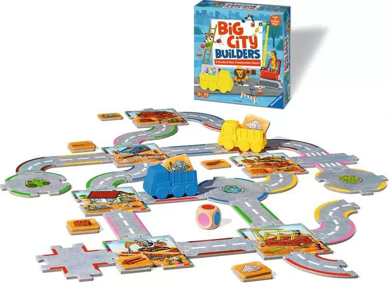 Ravensburger Big City Builders Preschool Construction Puzzle and Matching Game