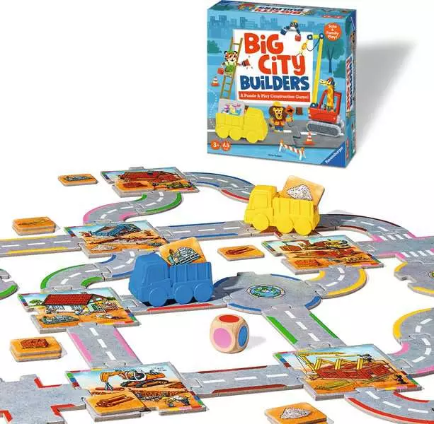 Ravensburger Big City Builders Preschool Construction Puzzle and Matching Game