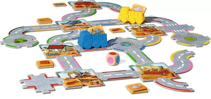 Ravensburger Big City Builders Preschool Construction Puzzle and Matching Game