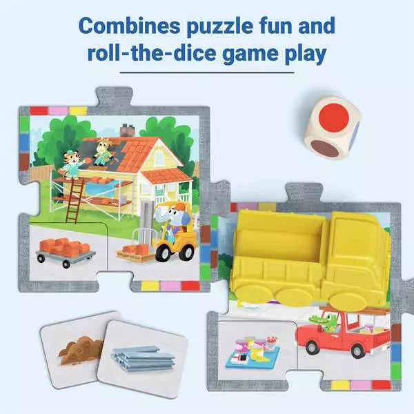 Ravensburger Big City Builders Preschool Construction Puzzle and Matching Game