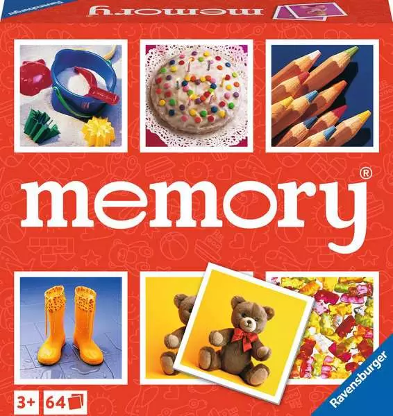 Ravensburger Memory Junior Picture Matching Card Game for Kids