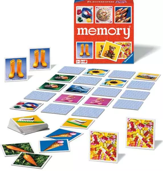 Ravensburger Memory Junior Picture Matching Card Game for Kids