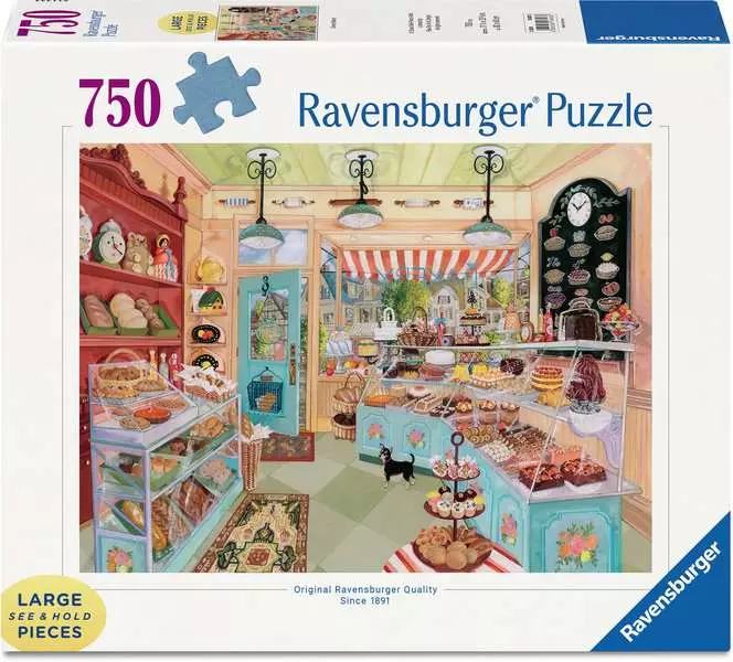 Ravensburger Corner Bakery 750 Large Piece Jigsaw Puzzle for Adults