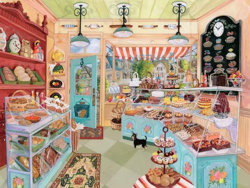 Ravensburger Corner Bakery 750 Large Piece Jigsaw Puzzle for Adults