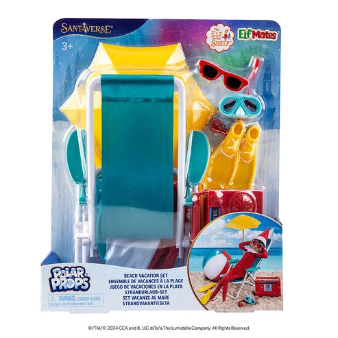 Elf on the Shelf: Polar Props™ Beach Vacation Set
