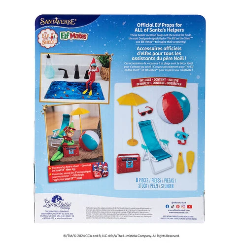 Elf on the Shelf: Polar Props™ Beach Vacation Set