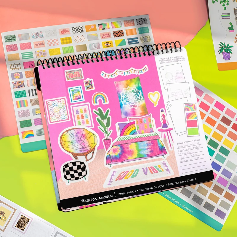Fashion Angels Interior Design Sticker Stylist Portfolio 20 Room Scenes