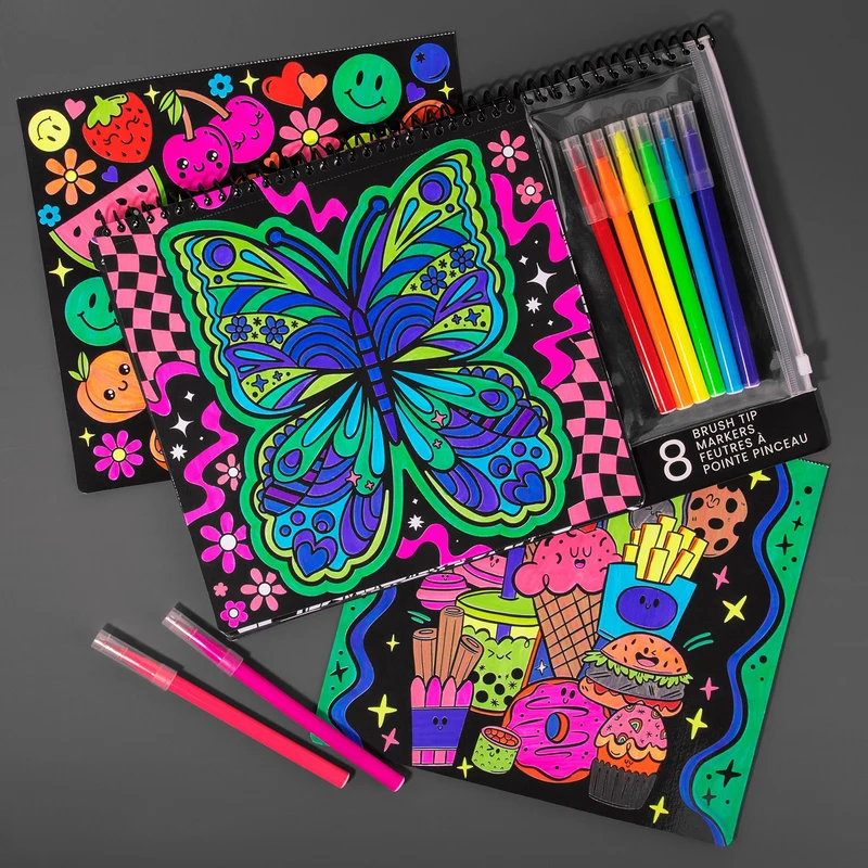Fashion Angels Color Pop Fashion Poster Art Set with Markers