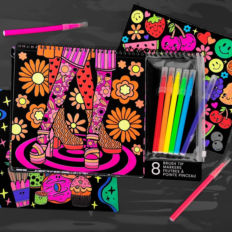 Fashion Angels Color Pop Fashion Poster Art Set with Markers