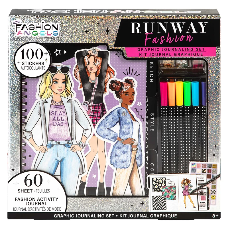 Fashion Angels Runway Fashion Graphic Journaling Sketch and Style Set
