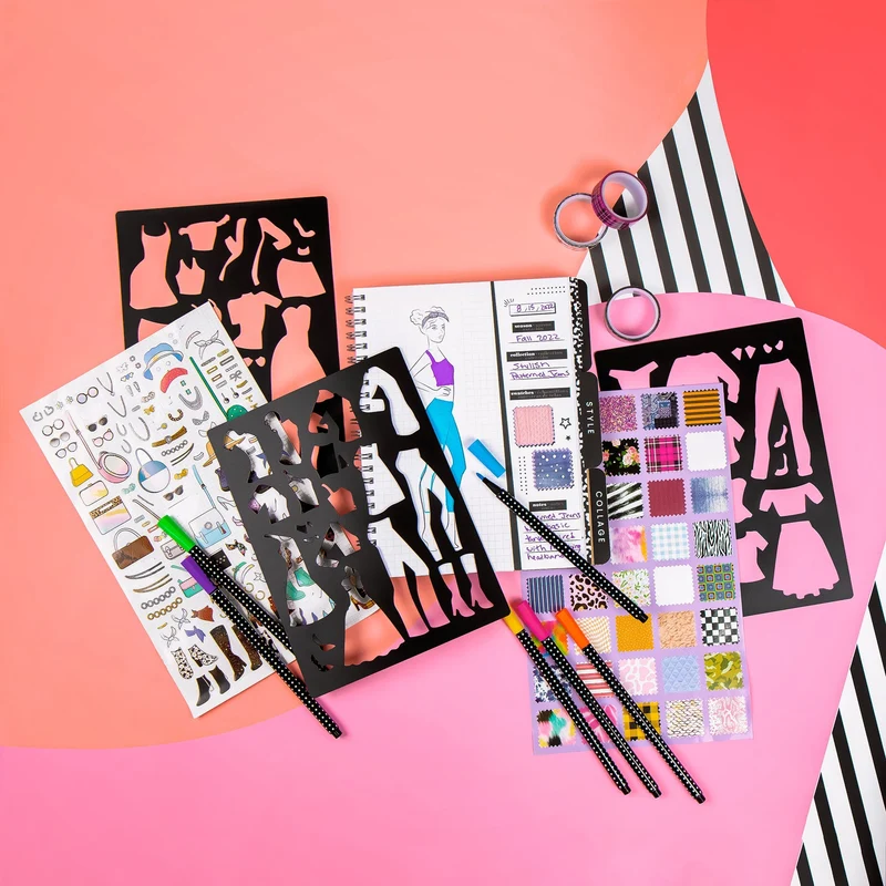 Fashion Angels Runway Fashion Graphic Journaling Sketch and Style Set