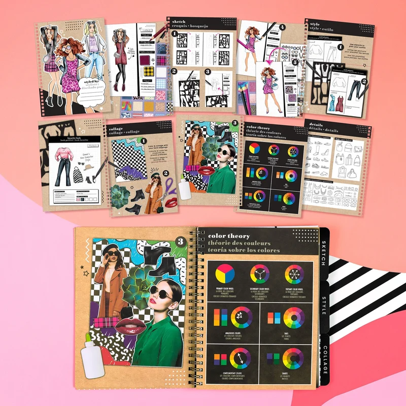 Fashion Angels Runway Fashion Graphic Journaling Sketch and Style Set