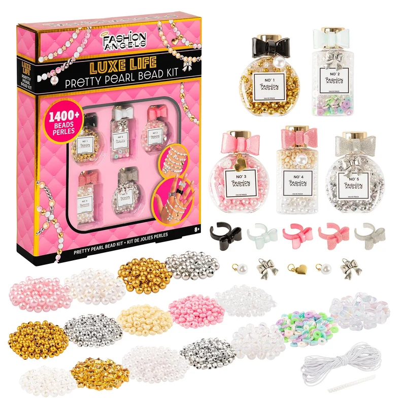 Fashion Angels Luxe Life Pretty Pearl Jewelry Making Bead Kit