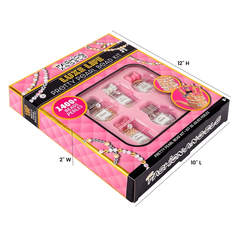 Fashion Angels Luxe Life Pretty Pearl Jewelry Making Bead Kit