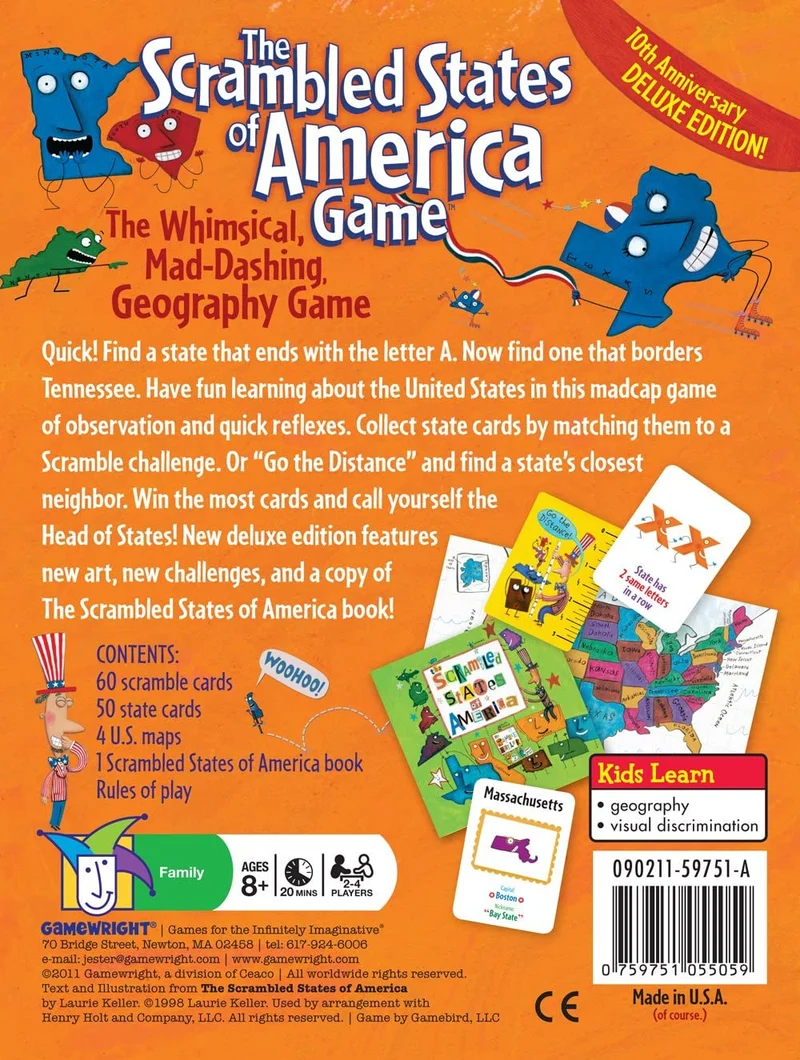 Scrambled States Game