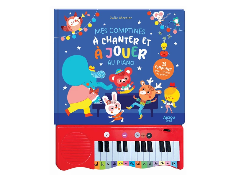 Mon livre piano - Mes toutes premières comptines au piano