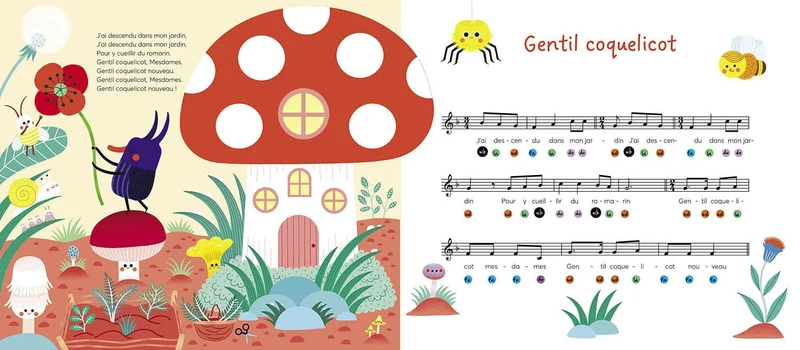 Mon livre piano - Mes toutes premières comptines au piano