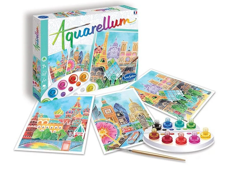 Coffret Aquarellum - Les capitales